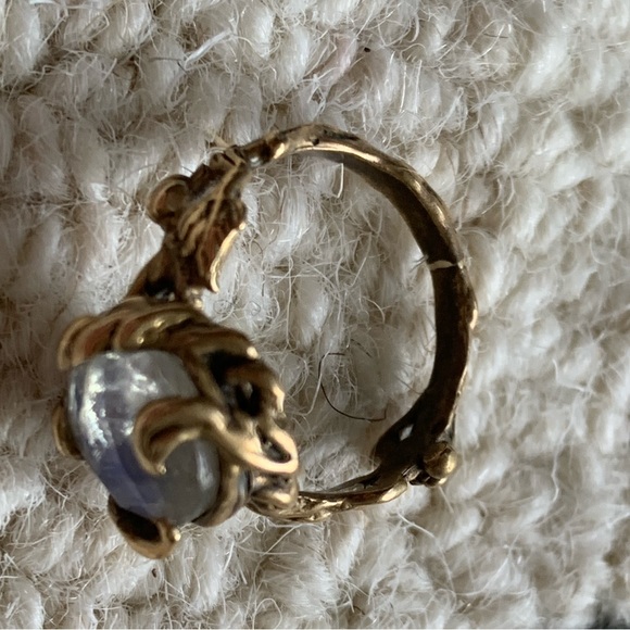 Dreamy Handmade Moon Stone Ring 🌙 - Picture 5 of 7